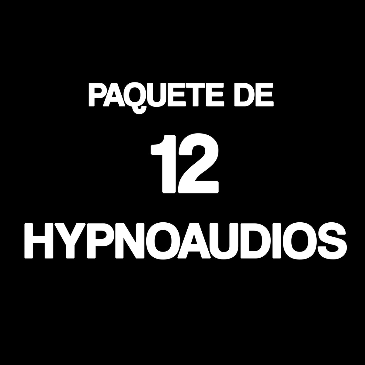 Paquete de 12 hipnoaudios